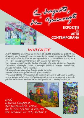 Invitație expoziție pictură